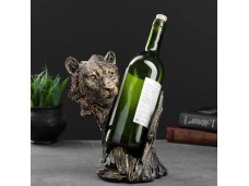 Подставка под бутылку вина Тигр Бронза 25 см