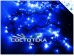 Новогодняя гирлянда Светодиодный фейерверк Синие мерцающие огни 5 метров