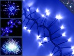 Новогодняя гирлянда Светодиодный фейерверк Синие мерцающие огни 5 метров