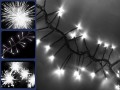 Новогодняя гирлянда Светодиодный фейерверк Белые мерцающие огни 10 метров