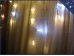 Уличная гирлянда Светодиодная бахрома Желтые огни с белым мерцанием 5 метров Белый провод 3,2 мм A76