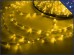 Светодиодная уличная гирлянда Дюралайт Желтые огни 100 метров Winner Light постоянное свечение