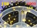 Уличная теплая белая гирлянда елочная 100 метров 1000 диодов с белым мерцанием черный провод 2 мм