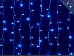 Светодиодная гирлянда Новогодний дождь Синие огни Штора 1.5 х 1.5 метра