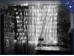 Светодиодная гирлянда штора1.5 х 1,5 метра на окно Белая Сетка 160 LED