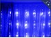 Светодиодная гирлянда синяя штора 2х2 метра водопад на окно с эффектом падающей капли