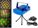 Лазерный проектор цветомузыка Звездочки Сердечки