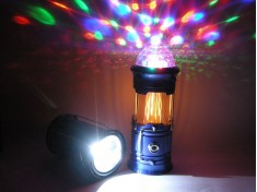 Складной кемпинговый фонарь-светильник Flame Lamp SX-6888T