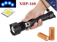 Ручной светодиодный фонарь Огонь Police H-190-P160 светодиод XHP160 аккумуляторы 26650 х 2 шт