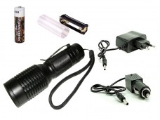 Ручной светодиодный фонарь HL-T03-T6 аккумуляторный блок 18560х1шт 
