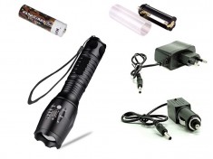 Ручной светодиодный фонарь H-7004-T6 ZOOM аккумулятор 18650 1 шт