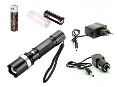Ручной светодиодный фонарь SWAT Огонь H-8008 1х18650 или 3 бат ААА