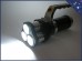 Ручной аккумуляторный фонарь GL-633-T6 3 фары Металлический корпус