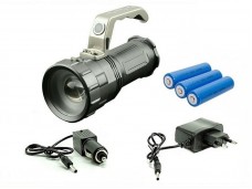 Ручной светодиодный фонарь-прожектор GL-806-T6 Zoom аккумуляторный блок 3х18560