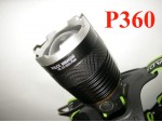 Налобный фонарь YYC-GY-2235-P360 с зумом аккумуляторы 18650 х 3шт