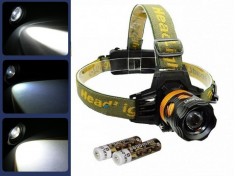 Налобный аккумуляторный фонарь Police YT-К13-T6 Gold