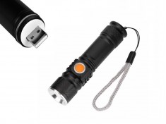 Ручной аккумуляторный USB фонарь HL-515-T6 