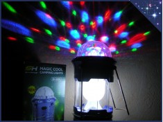 Складной кемпинговый фонарь Magic Cool SH-5801 светильник с диско лампой 