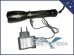 Ручной светодиодный фонарь H-7004-T6 ZOOM аккумулятор 18650 1 шт