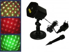 Лазерный уличный новогодний проектор "Веселые огоньки точки"