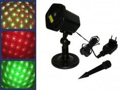Лазерный уличный новогодний проектор "Веселые огоньки точки"