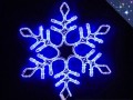 Светодиодная снежинка 57 см Синяя Дюралайт Winner Light 
