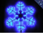 Светодиодная снежинка 60 см Синяя Дюралайт Winner Light